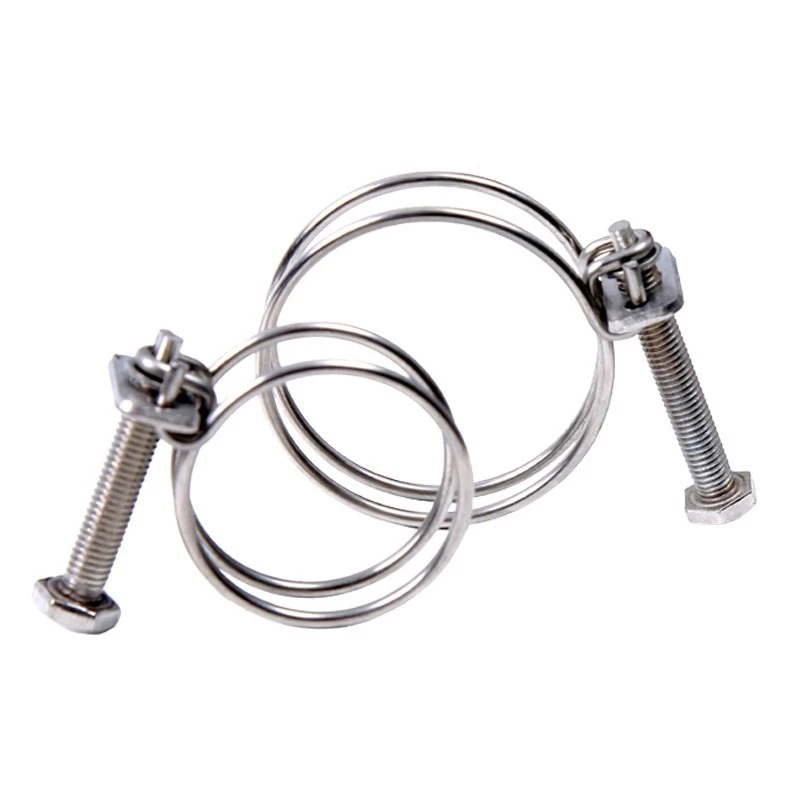 Double Wire Hose Clamps Stainless Steel manufacturers