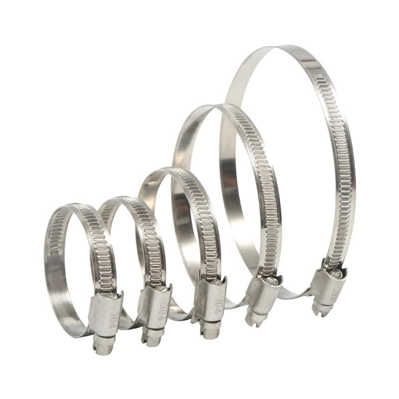 Industrial Stainless Steel Worm Hose Clamp manufacturers